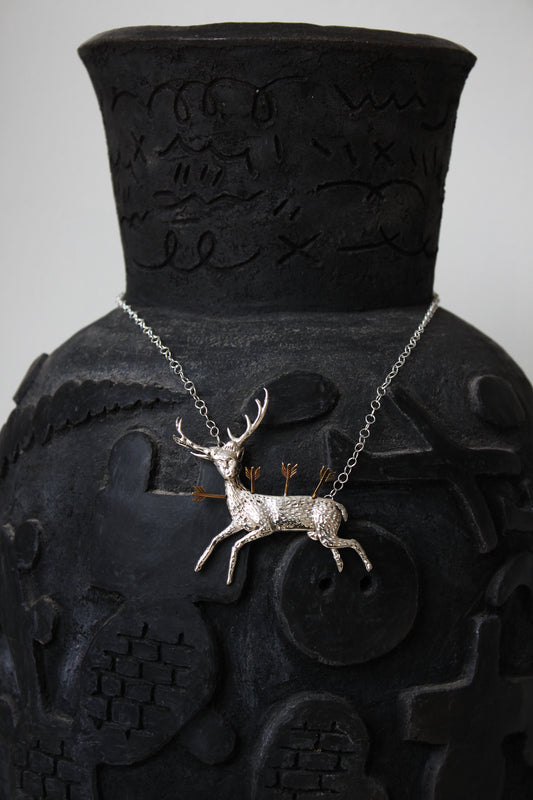 Wounded Deer Necklace