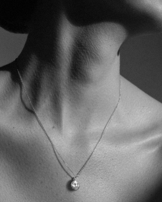 Moon Face Necklace