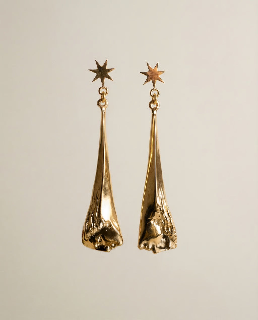 Boucles D'oreilles Flammes Jumelles 