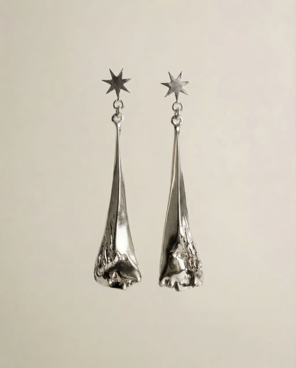 Boucles D'oreilles Flammes Jumelles 