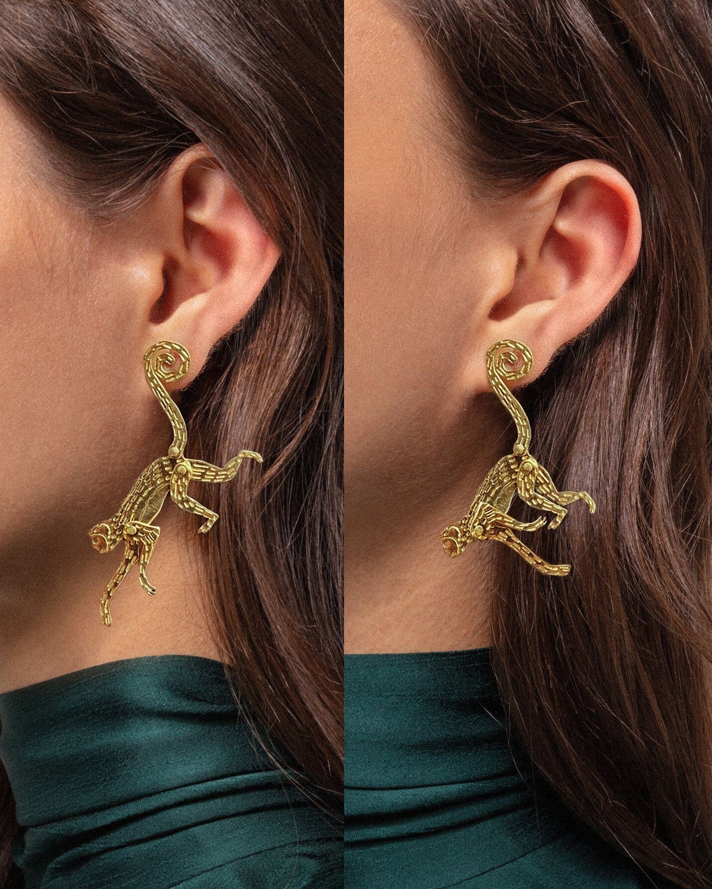 Pendientes de Mono Articulado