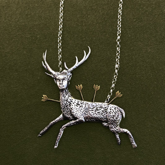 Wounded Deer Necklace