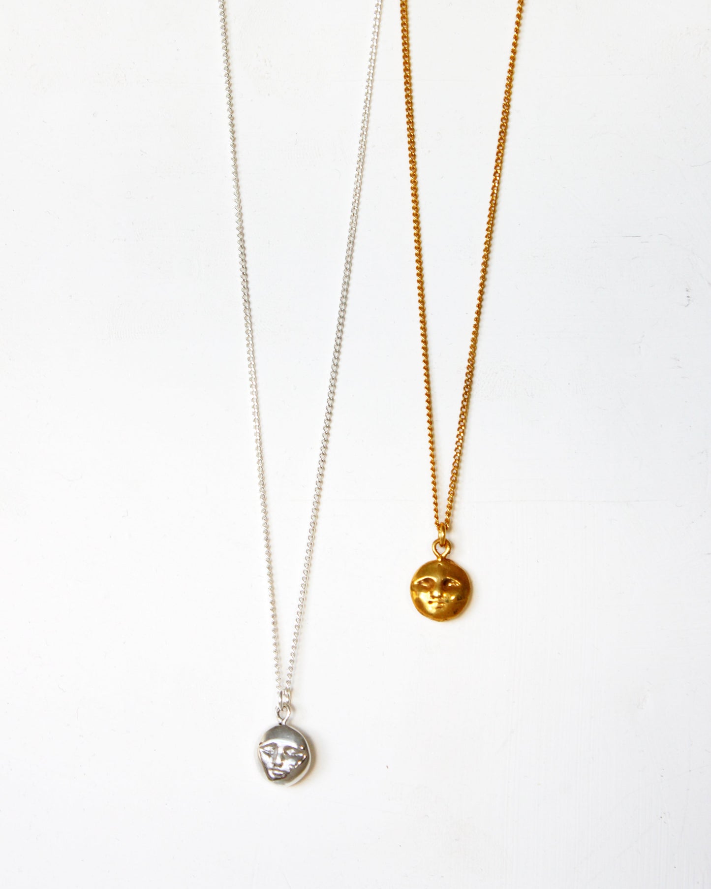 Collier Visage de Lune